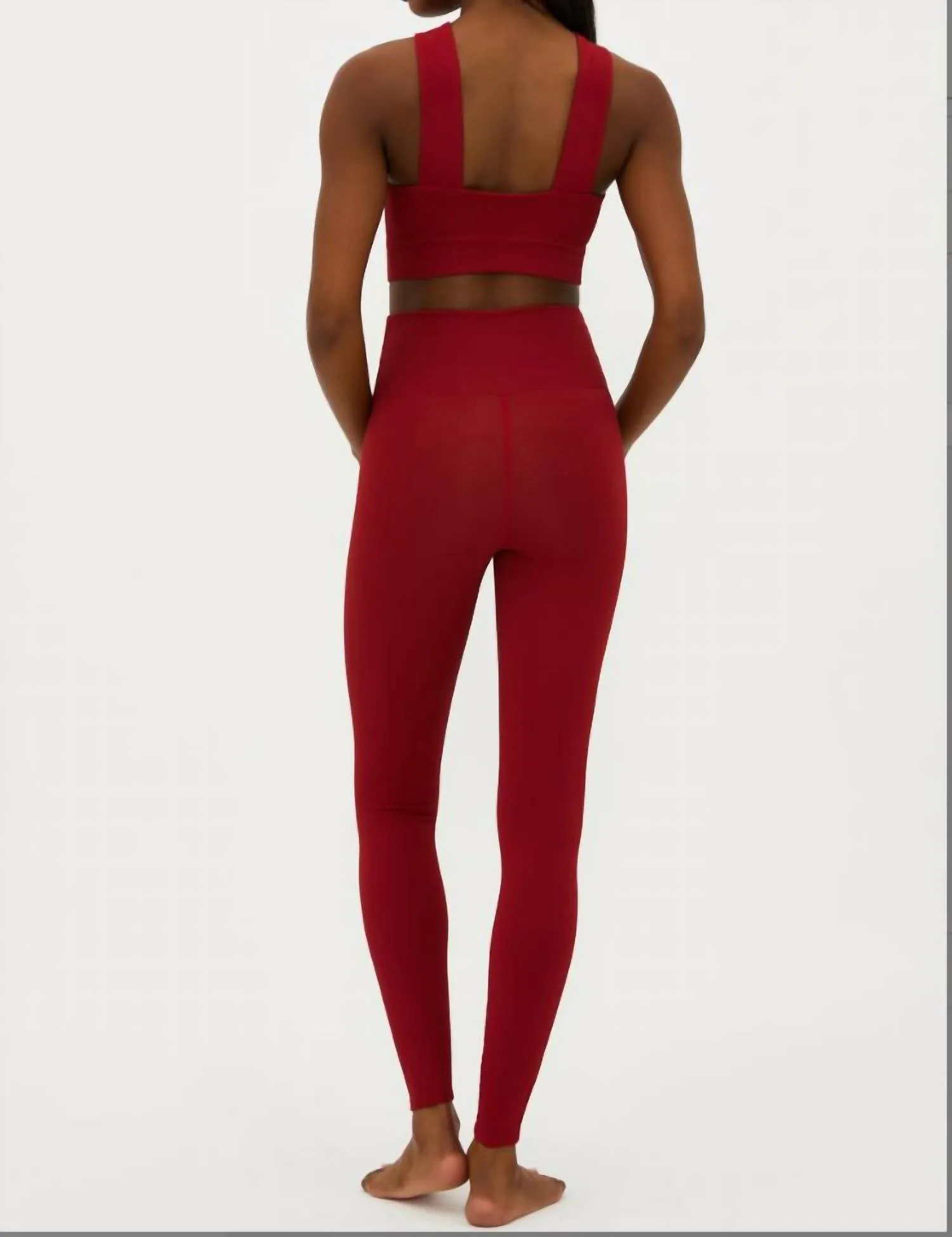 Piper Legging In Rio Red Waffle