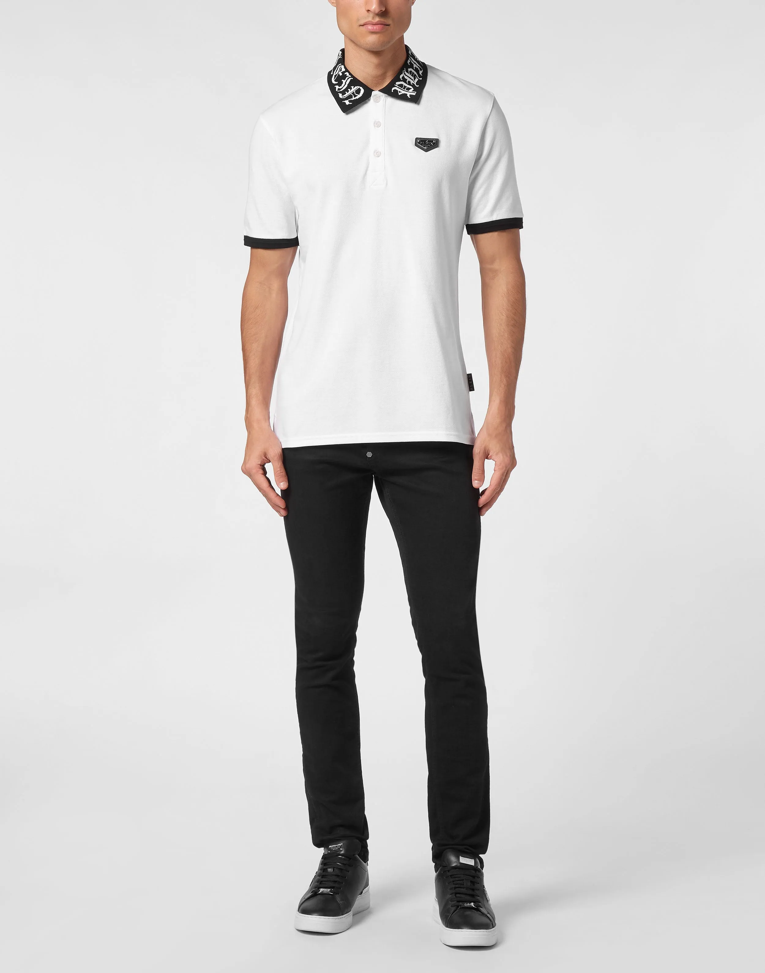 Pique Polo Shirt SS Gothic Plein