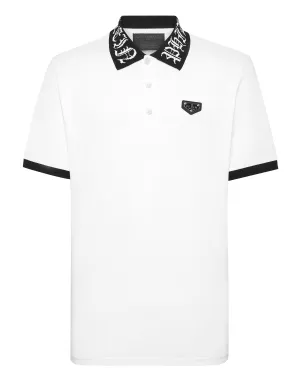 Pique Polo Shirt SS Gothic Plein