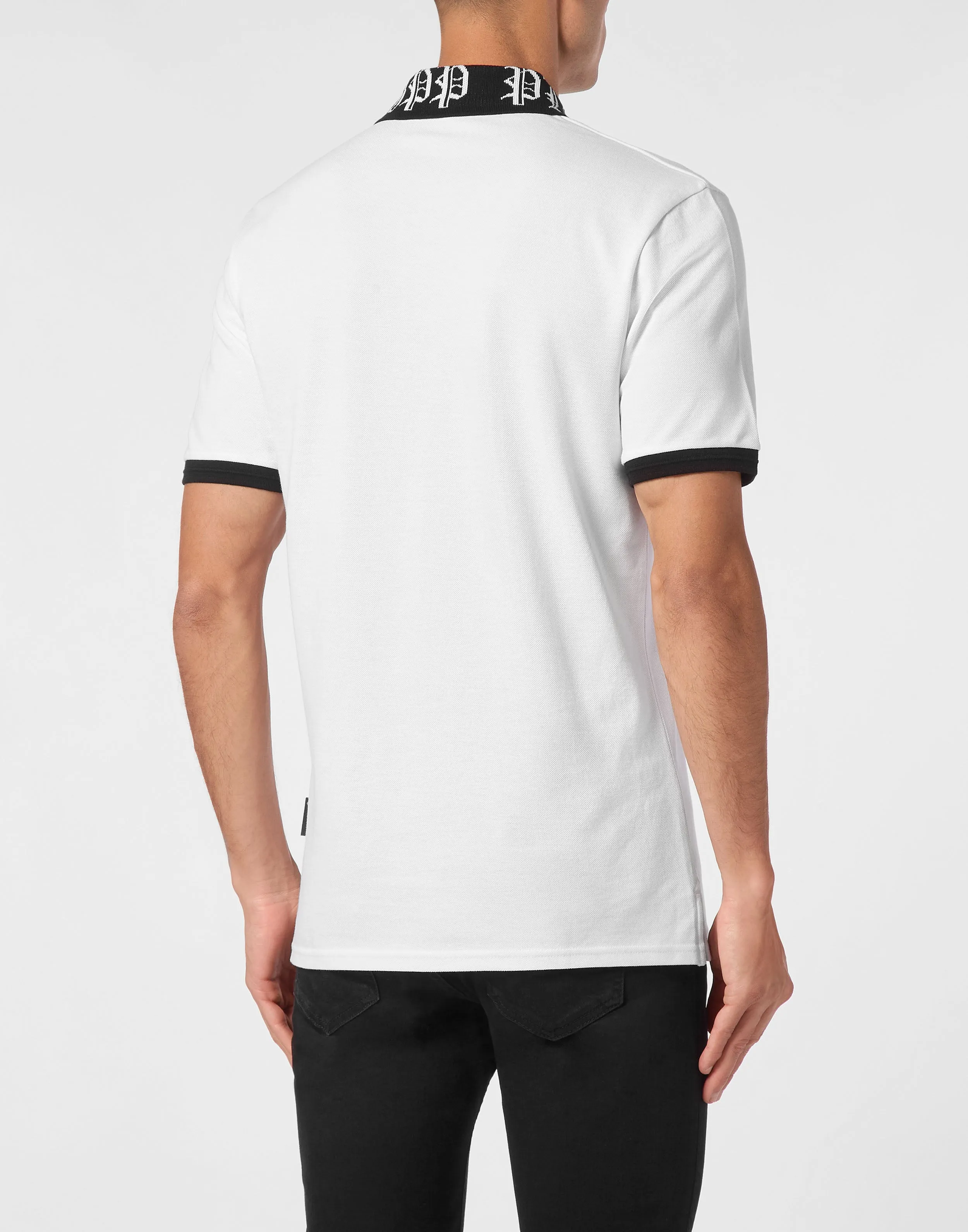 Pique Polo Shirt SS Gothic Plein