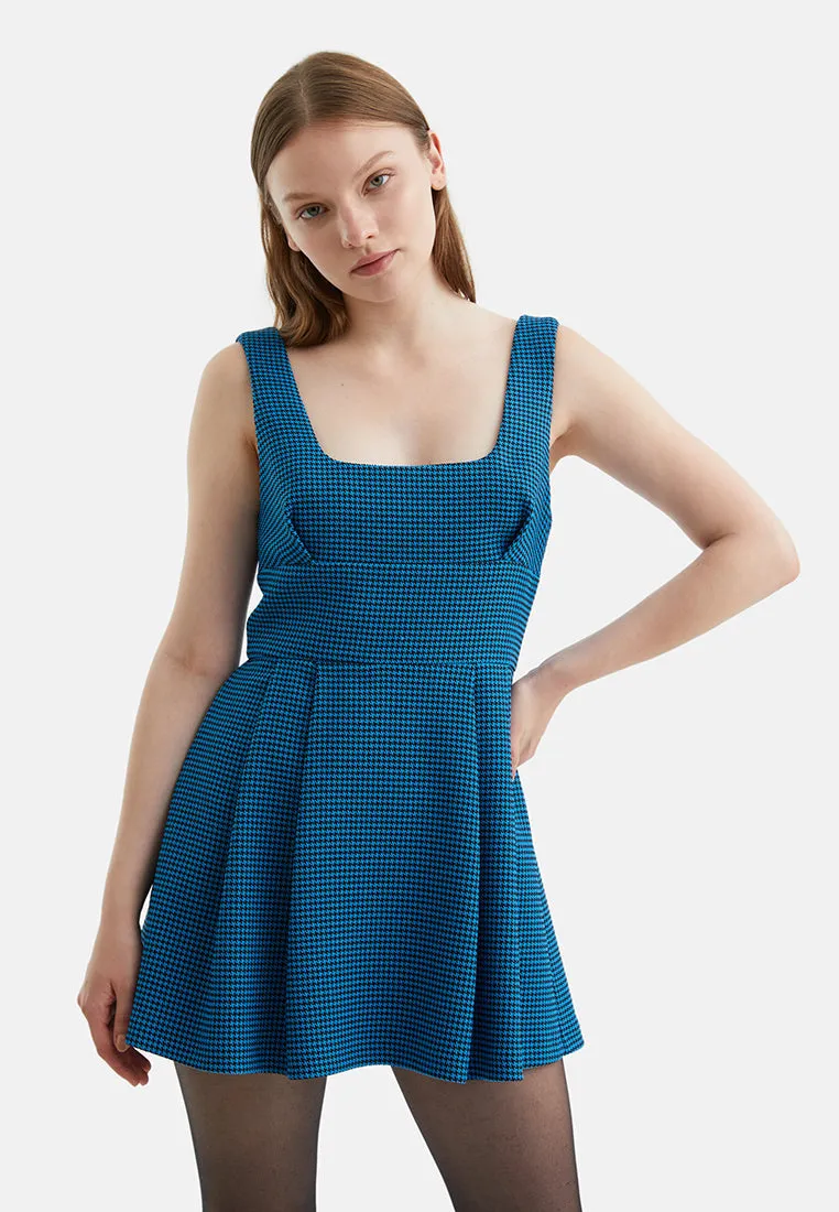 Pleated Mini Dress