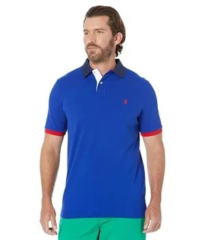 Polo Ralph Lauren 710860335004 Polo Shirt Men's Navy Short Sleeve Collared LTMV6