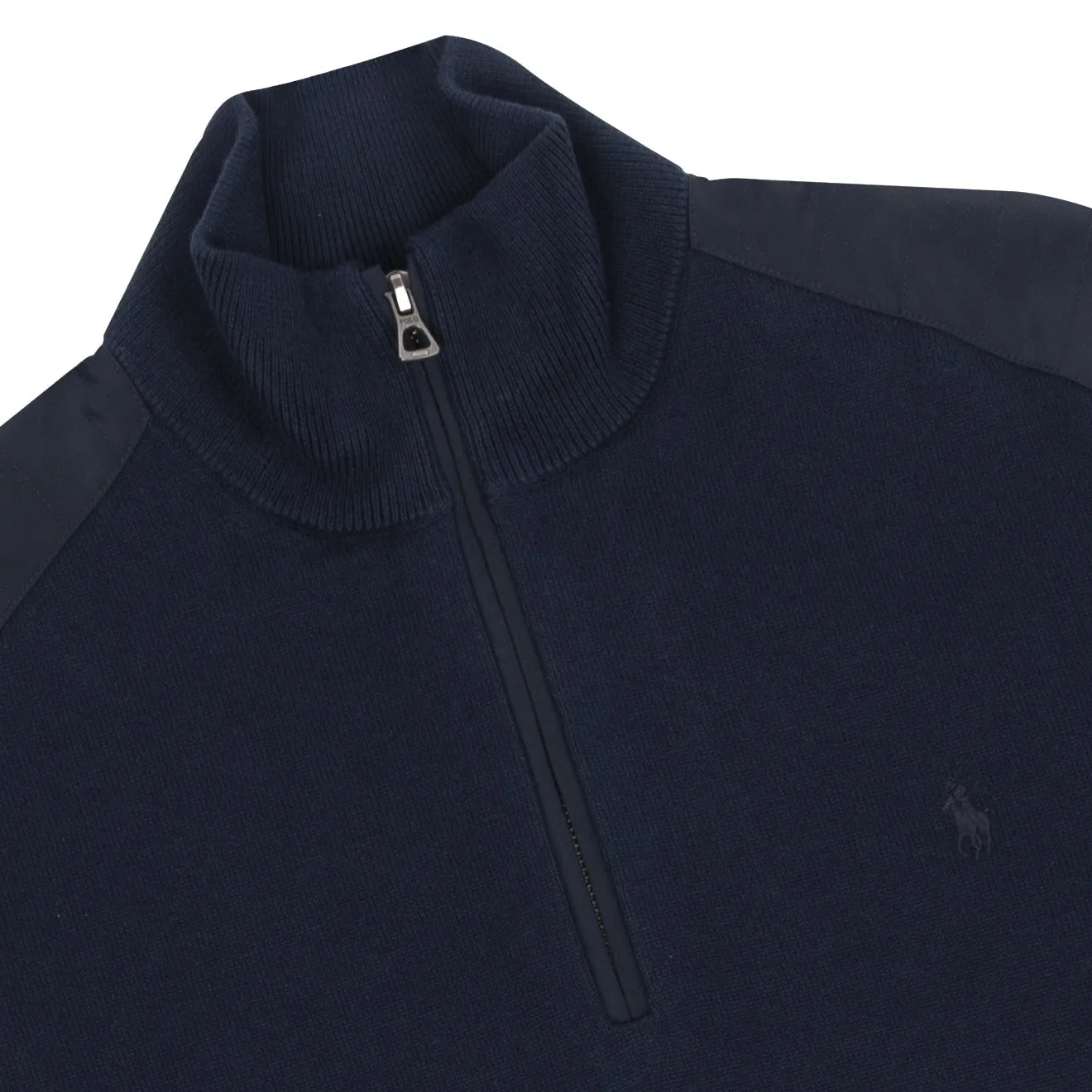 Polo Ralph Lauren Hybrid Half Zip Knit Piper Navy