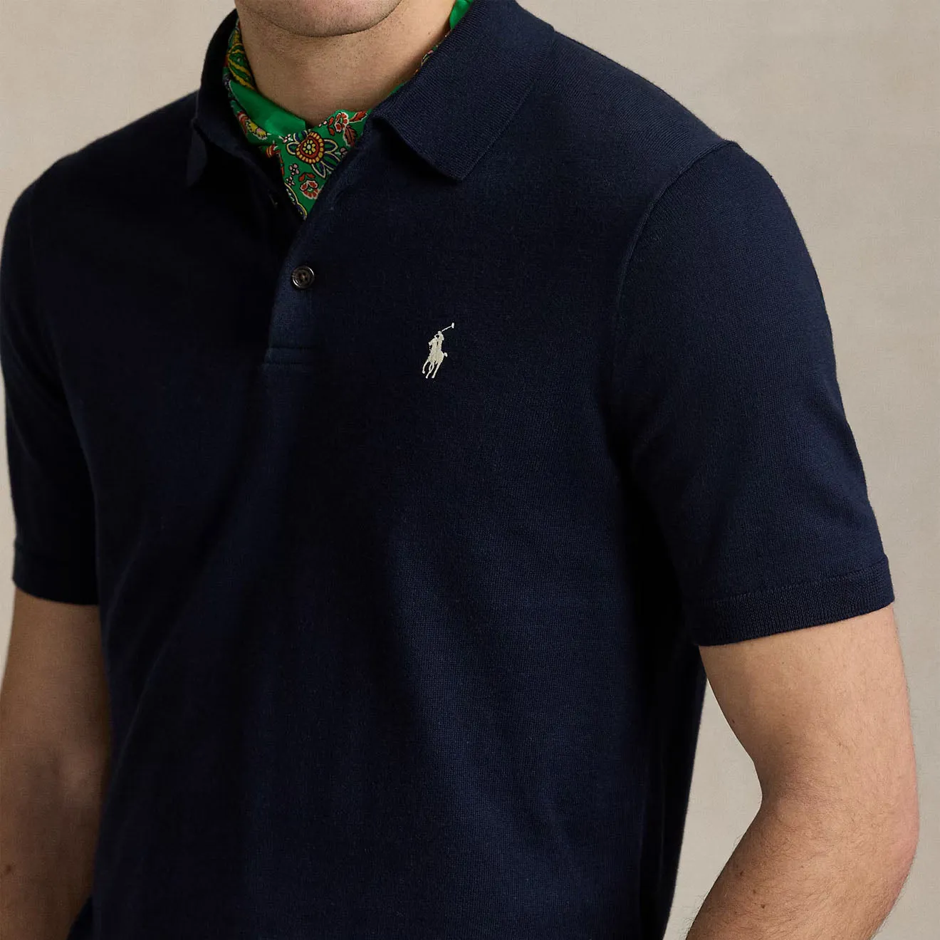 Polo Ralph Lauren Short Sleeve Pullover Standard Hunter Navy