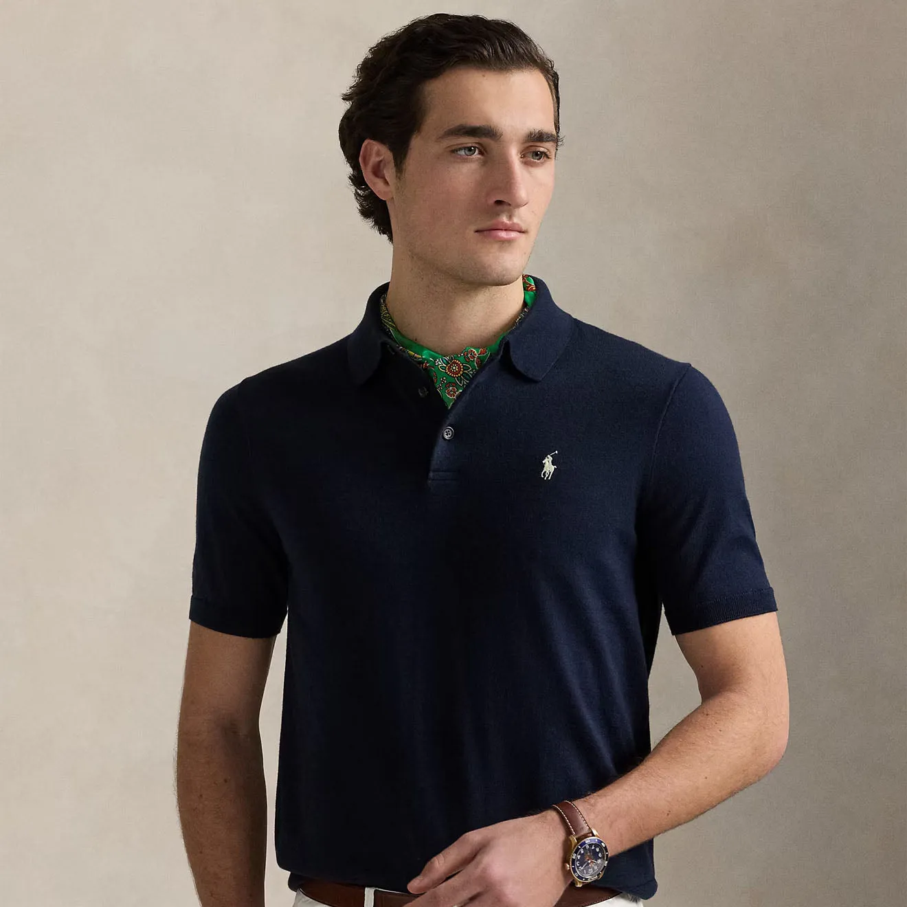 Polo Ralph Lauren Short Sleeve Pullover Standard Hunter Navy