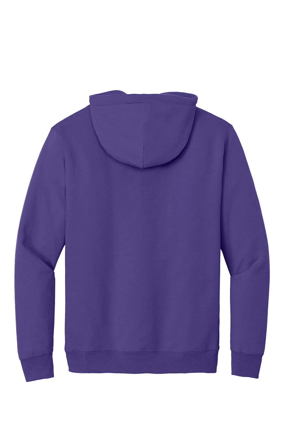Port & Company Mens Essential Pill Resistant Fleece Hooded Sweatshirt Hoodie w/ Pouch Pocket - Purple