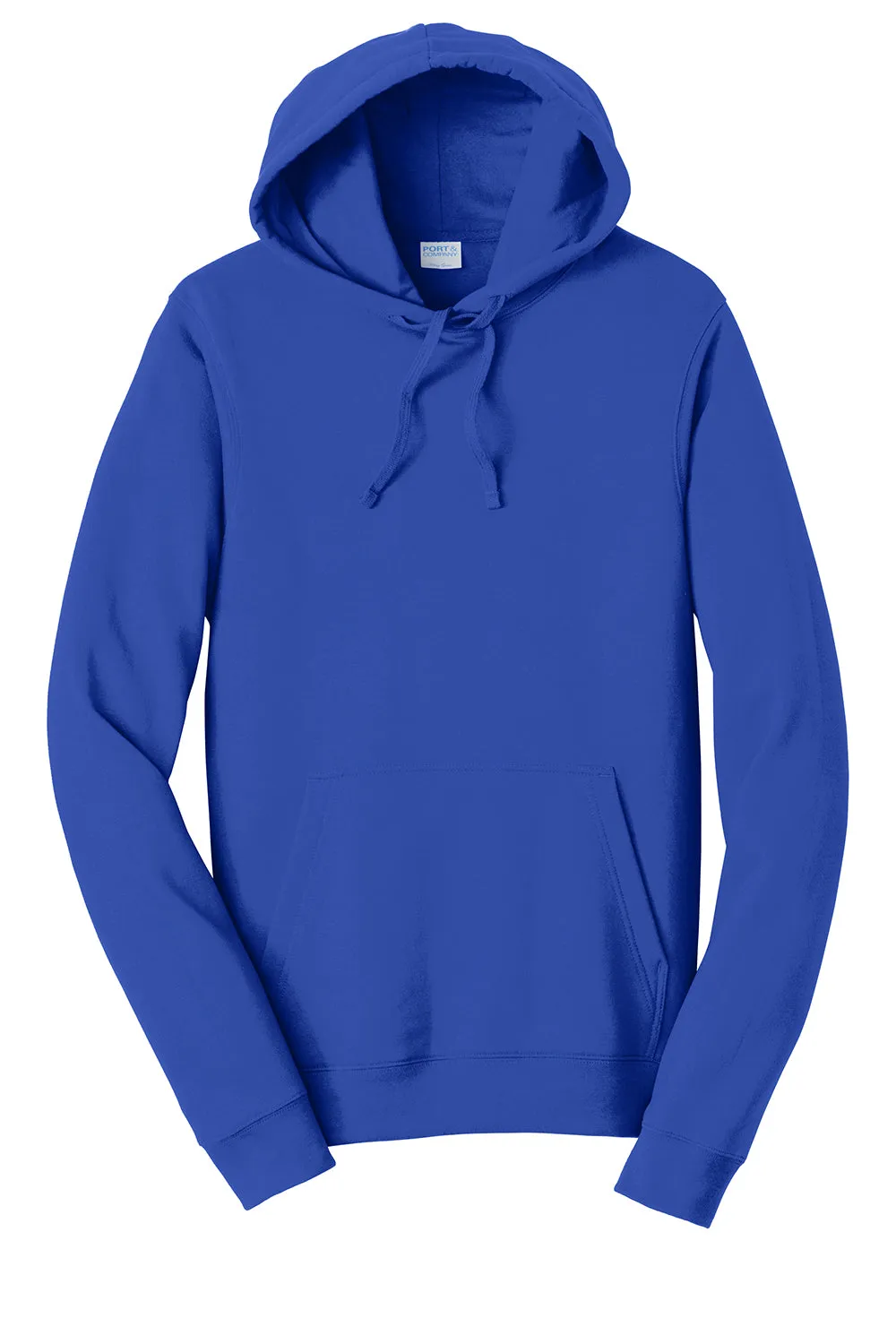 Port & Company Mens Fan Favorite Fleece Hooded Sweatshirt Hoodie w/ Pouch Pocket - True Royal Blue