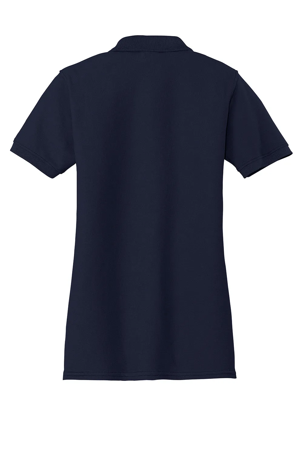 Port & Company Womens Core Stain Resistant Short Sleeve Polo Shirt - Deep Navy Blue