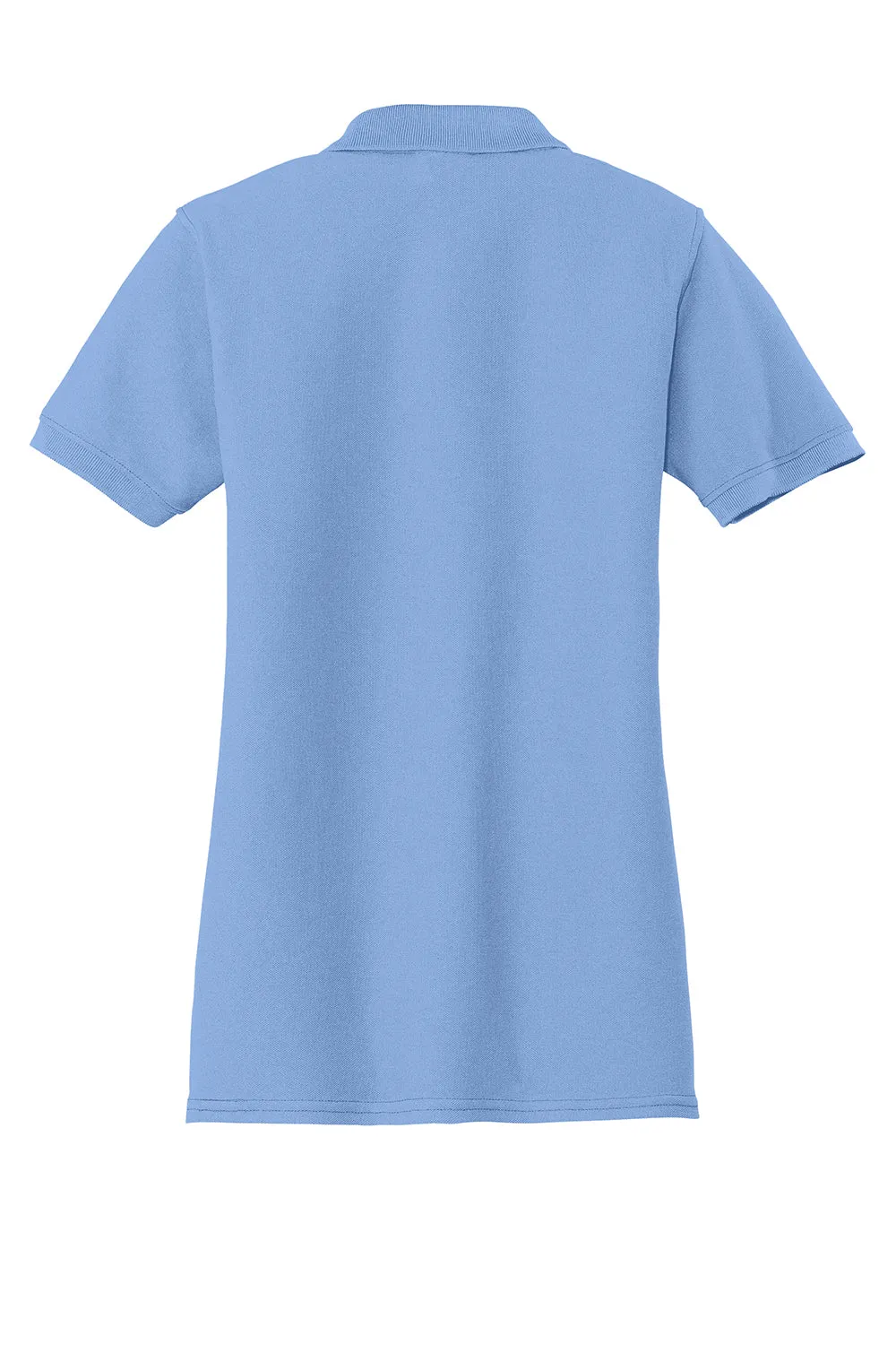 Port & Company Womens Core Stain Resistant Short Sleeve Polo Shirt - Light Blue