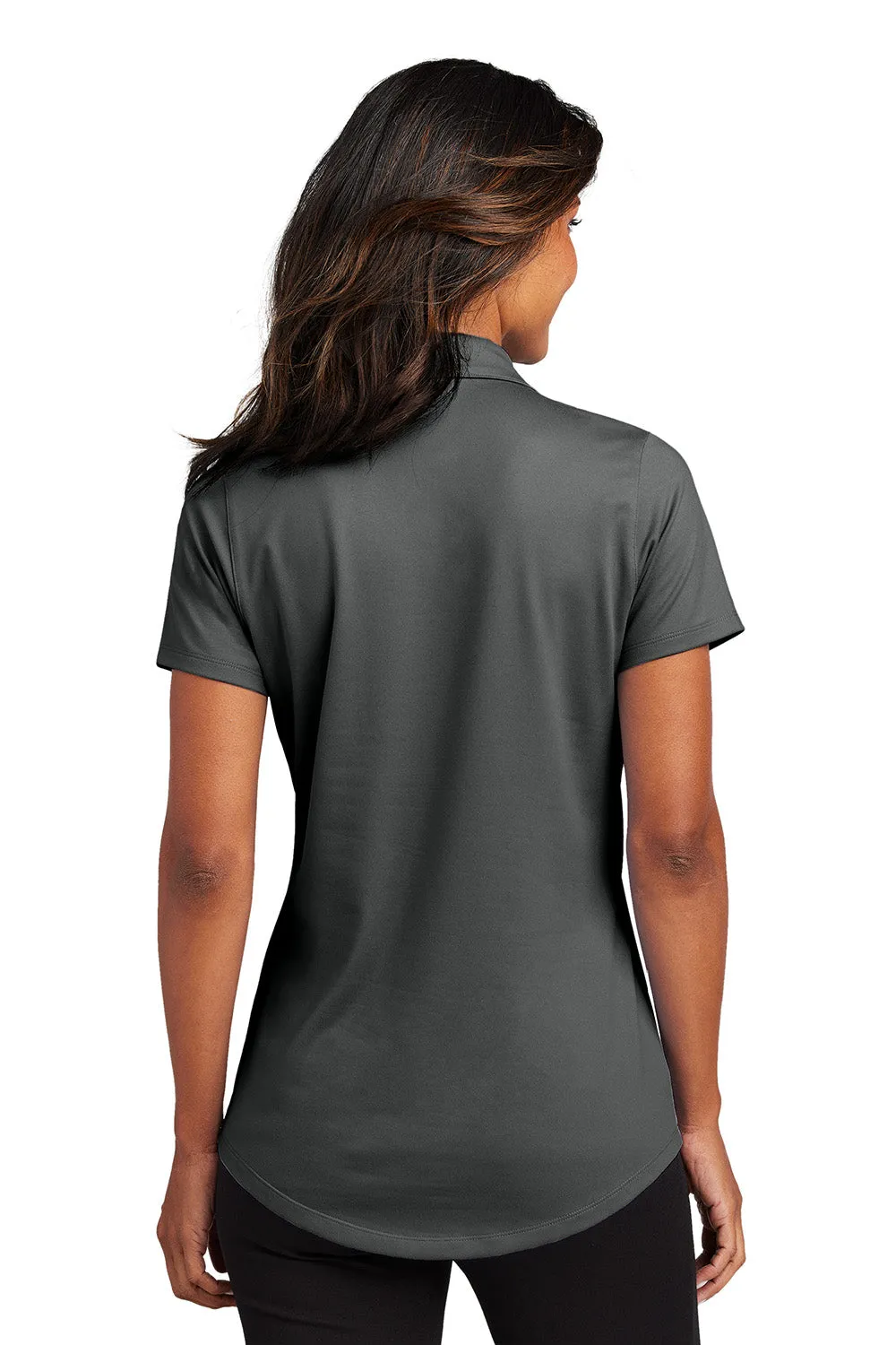 Port Authority Womens City Easy Care Moisture Wicking Short Sleeve Polo Shirt - Graphite Grey