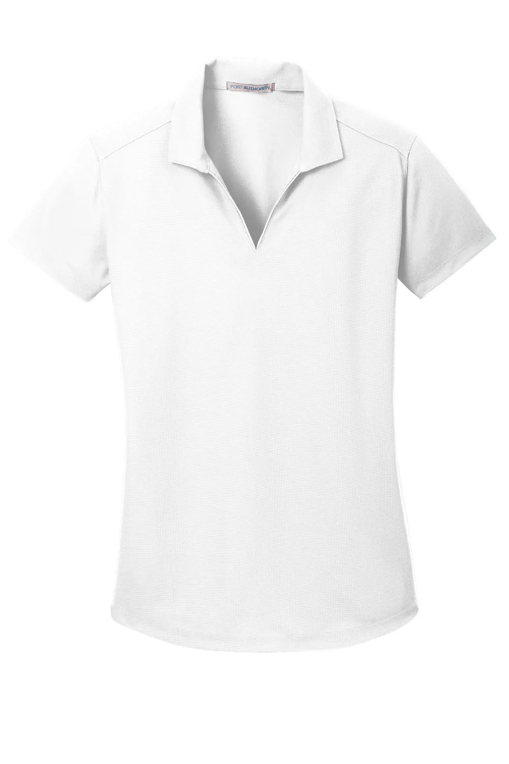 Port Authority Womens Dry Zone Moisture Wicking Short Sleeve Polo Shirt - White