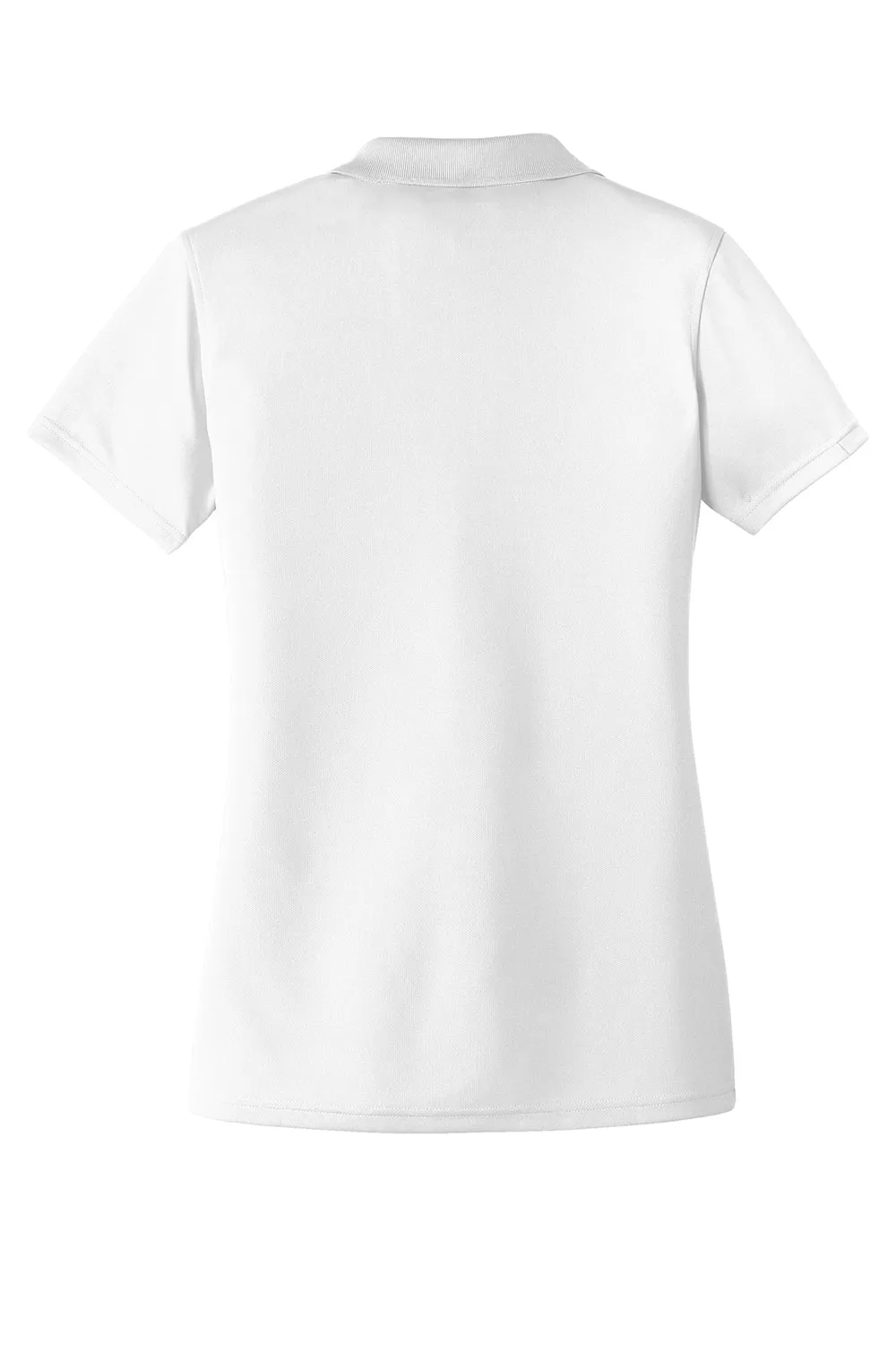 Port Authority Womens Dry Zone Moisture Wicking Short Sleeve Polo Shirt - White