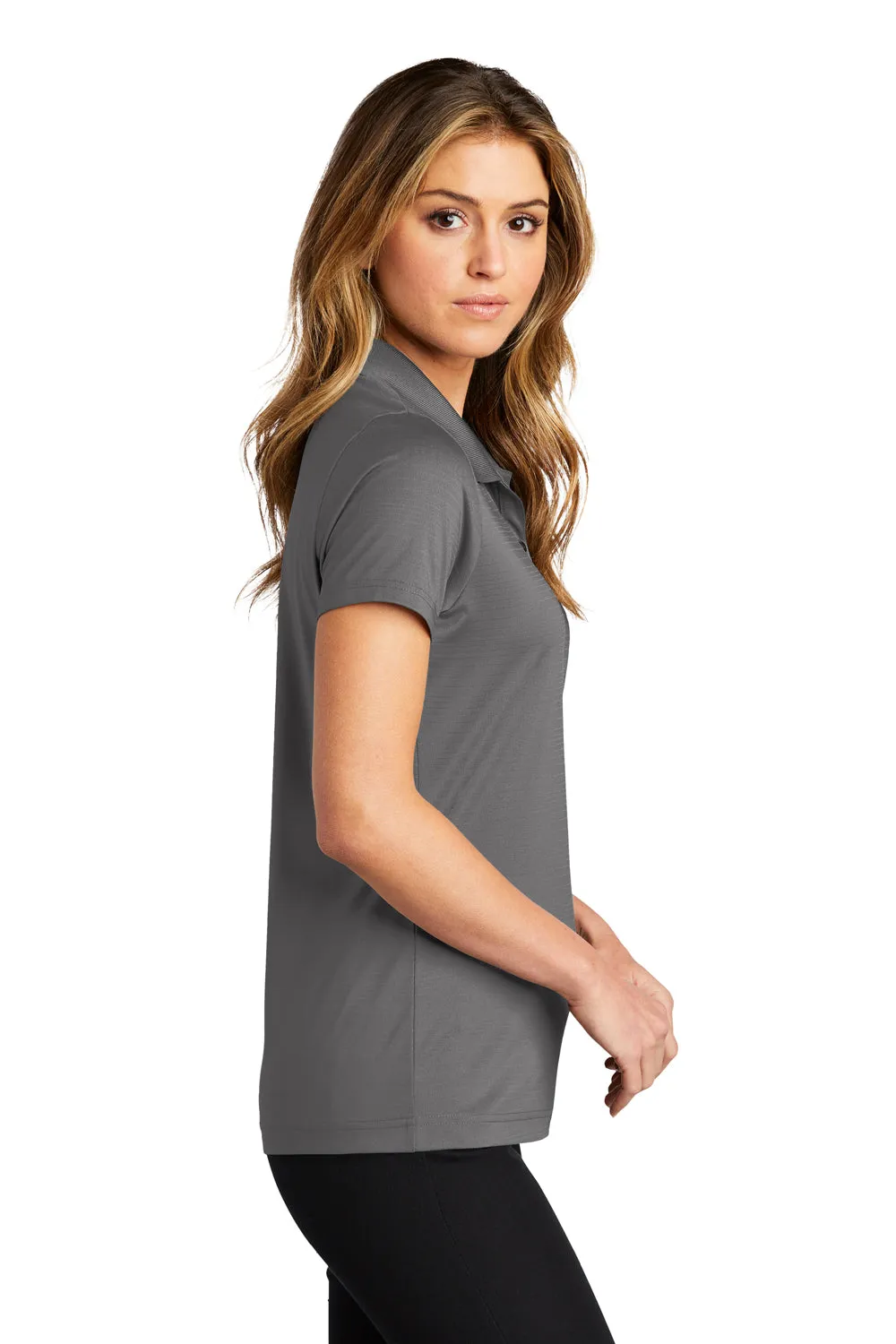 Port Authority Womens Eclipse Moisture Wicking Short Sleeve Polo Shirt - Shadow Grey
