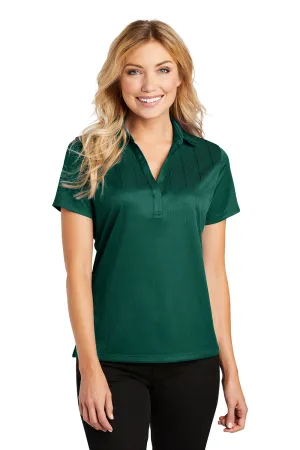 Port Authority Womens Performance Moisture Wicking Short Sleeve Polo Shirt - Green Glen