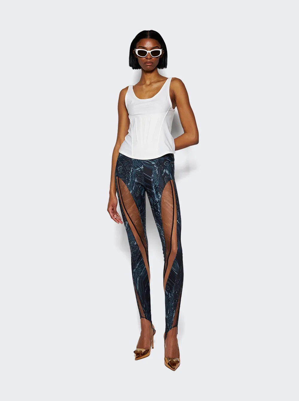 Printed Spiral Leggings