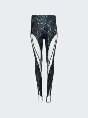 Printed Spiral Leggings
