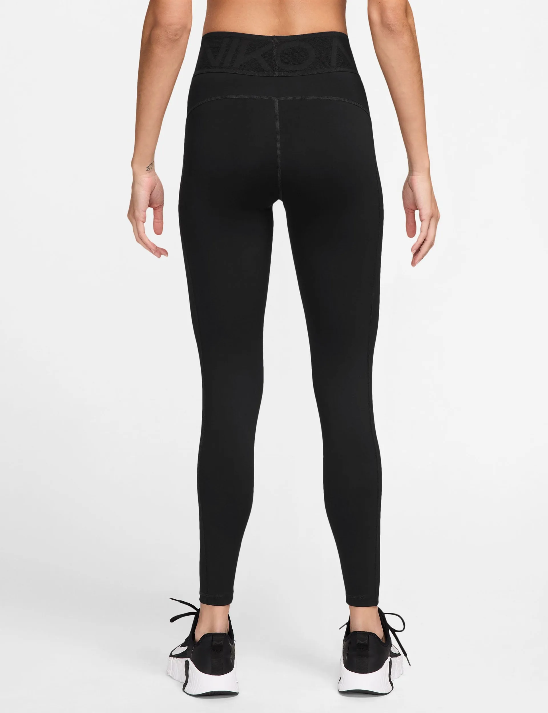 Pro Sculpt High Waisted Full-Length Leggings - Black/White