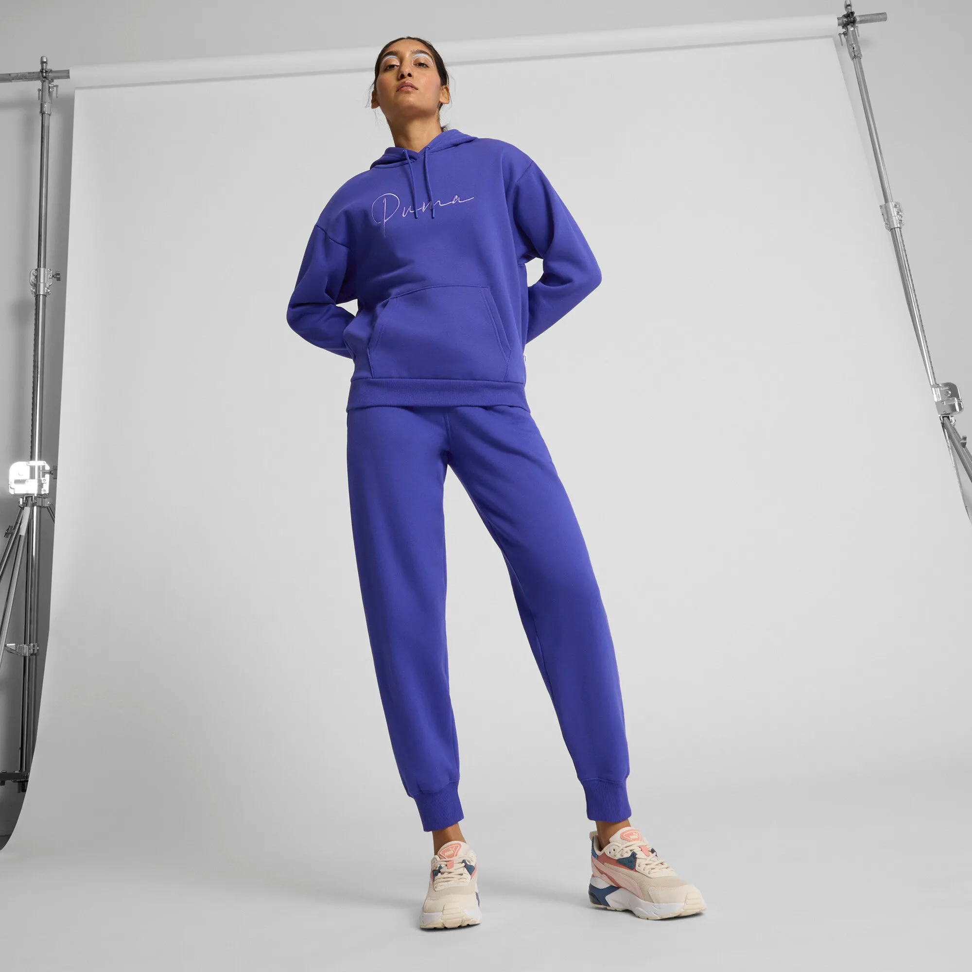 PUMA Women's Script Logo Hoodie