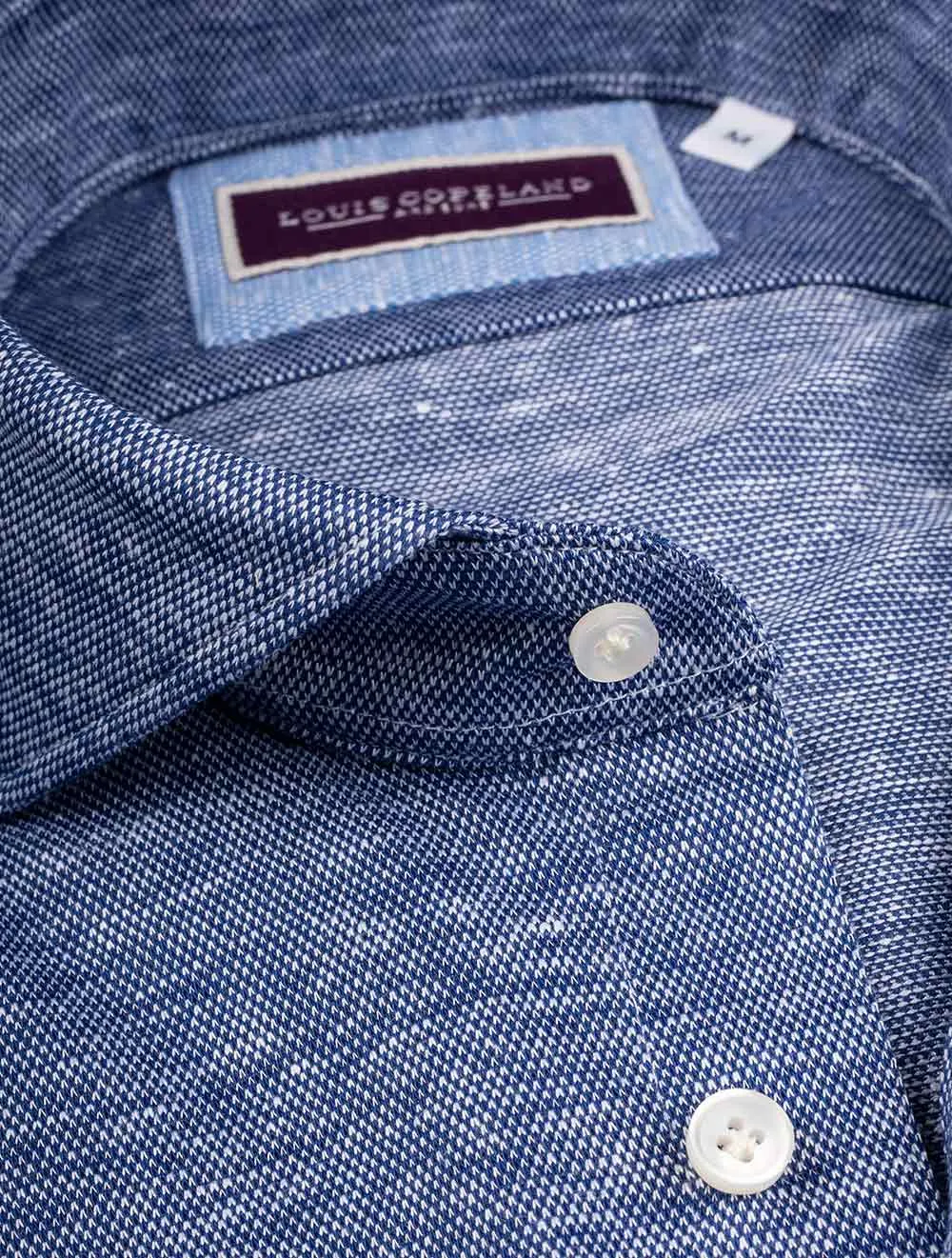 Queen Slim Fit Jersey Shirt Navy