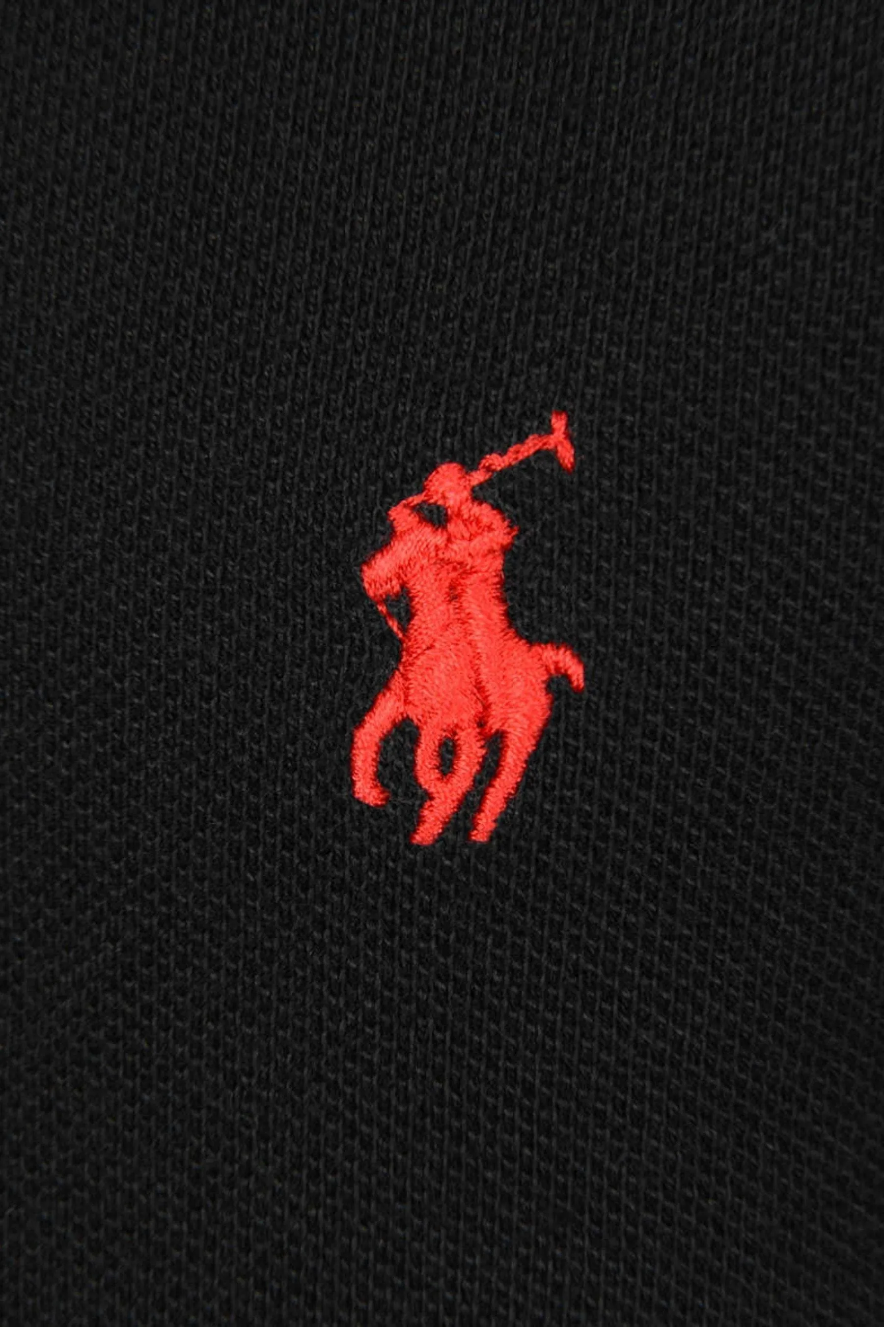 Ralph Lauren Boys Custom Fit Polo Shirt in Black