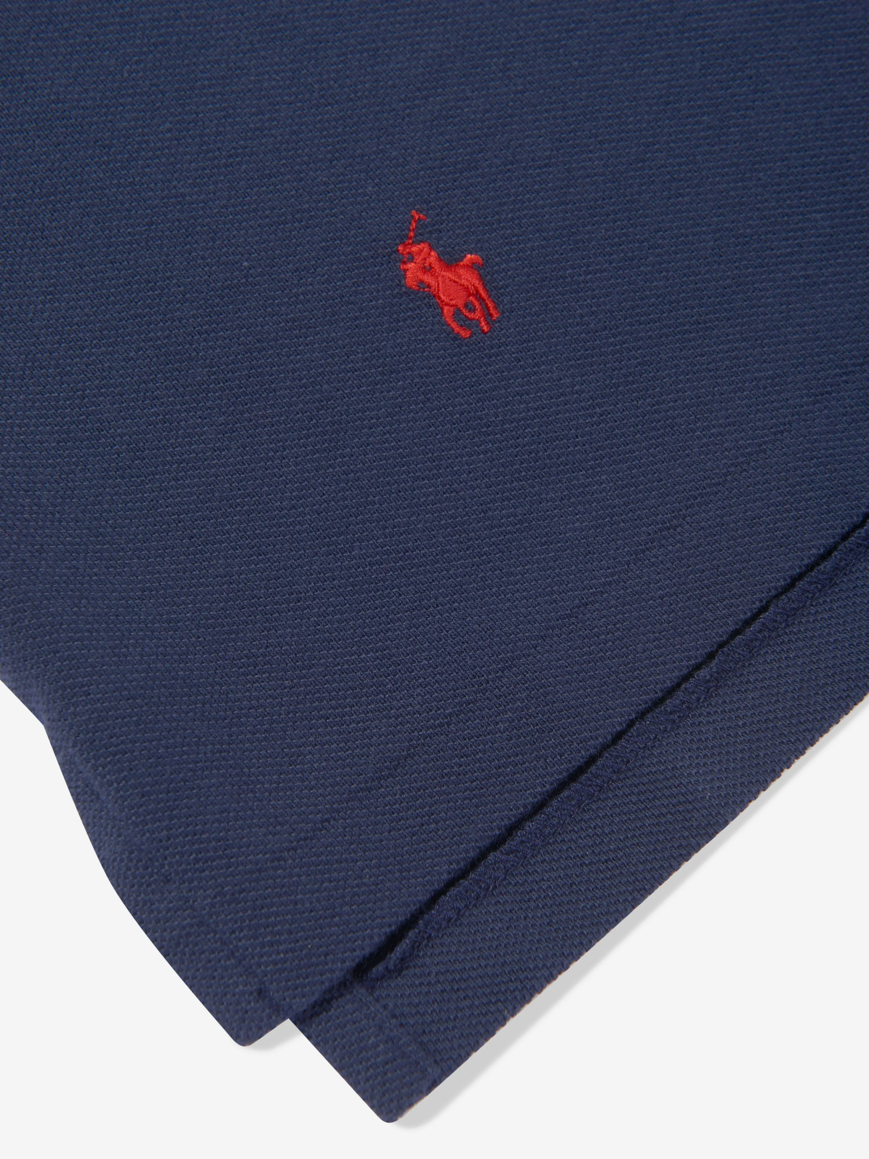 Ralph Lauren Boys Logo Polo Shirt in Navy