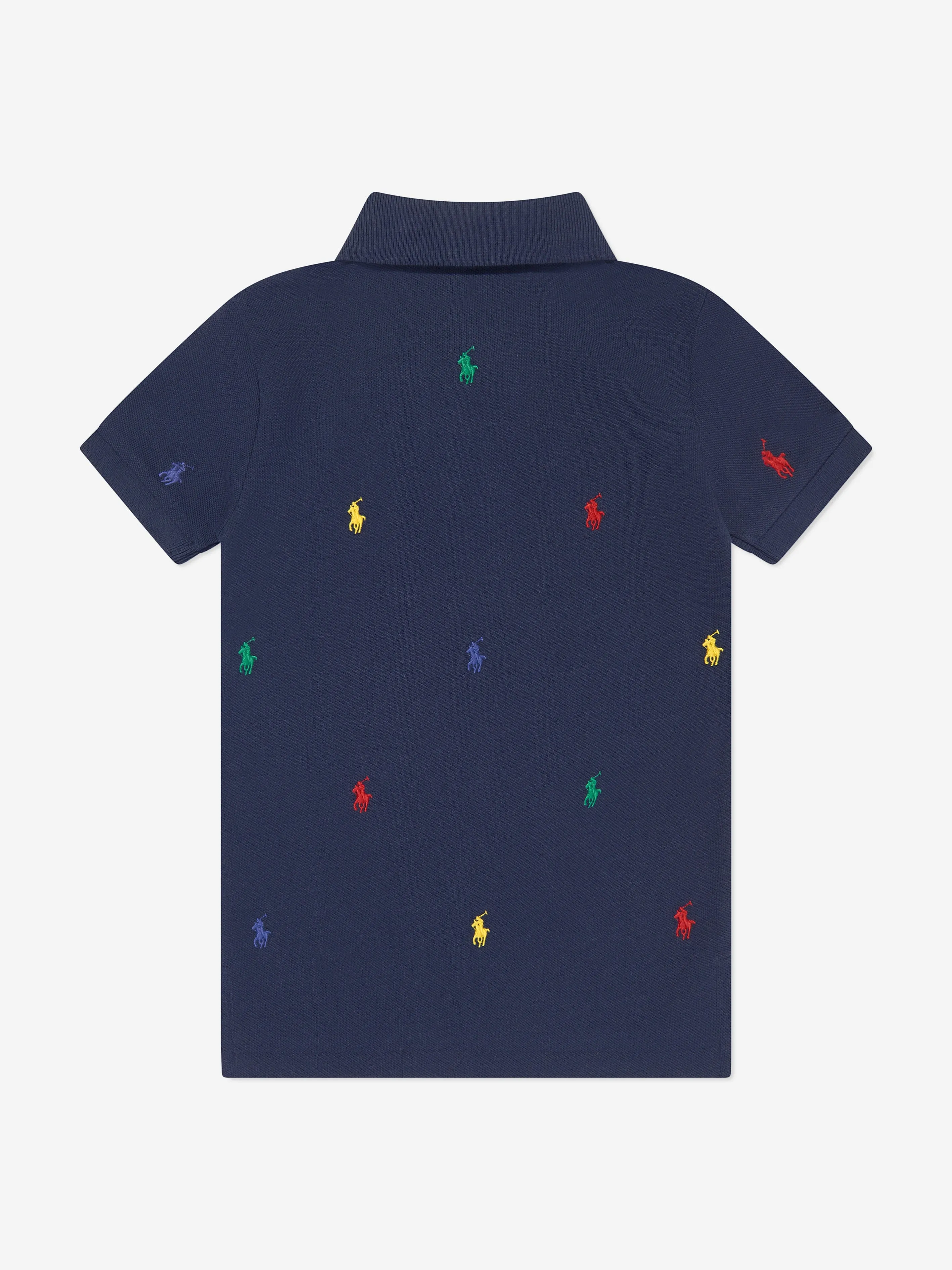 Ralph Lauren Boys Logo Polo Shirt in Navy