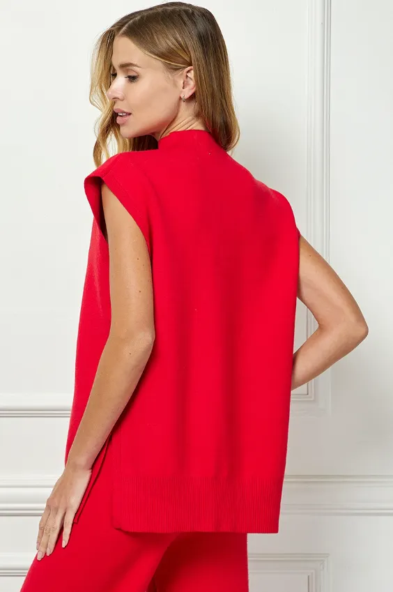 Reese Solid Sweater Top
