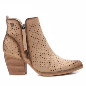 Refresh Women's Fashion Italian Western Booties with Side Zipper By Xti
