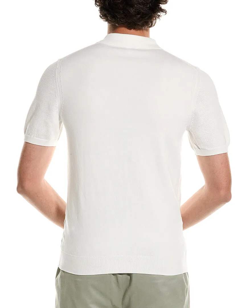 Reiss Fizz 1/2-Zip Polo T-Shirt