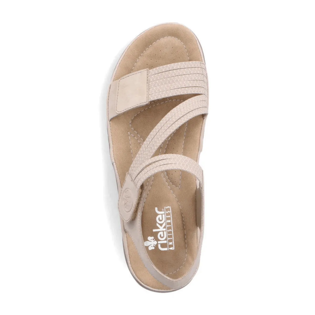 Rieker Women's 64870-62 Franja Ginger/White