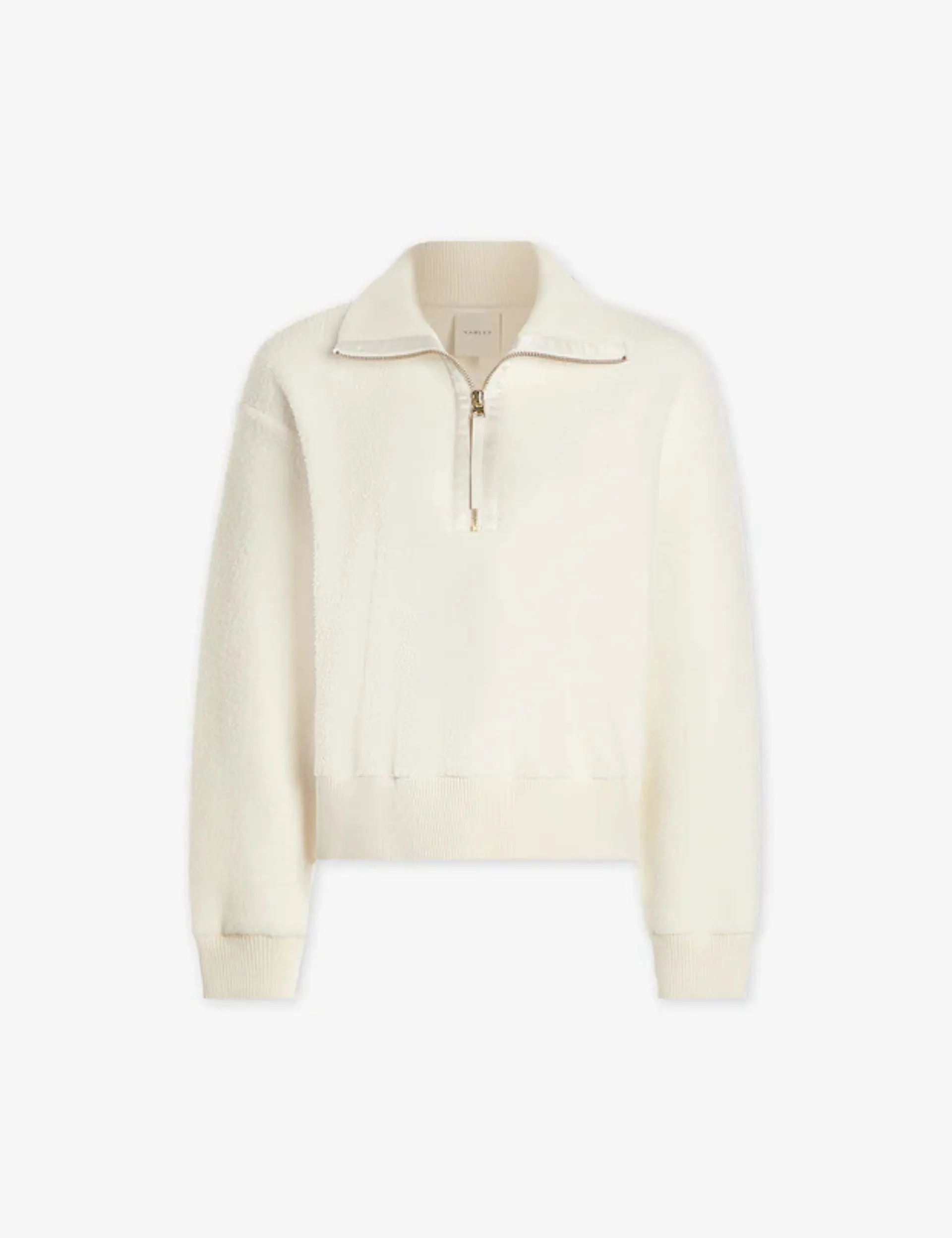 Roselle Half Zip Fleece - Egret