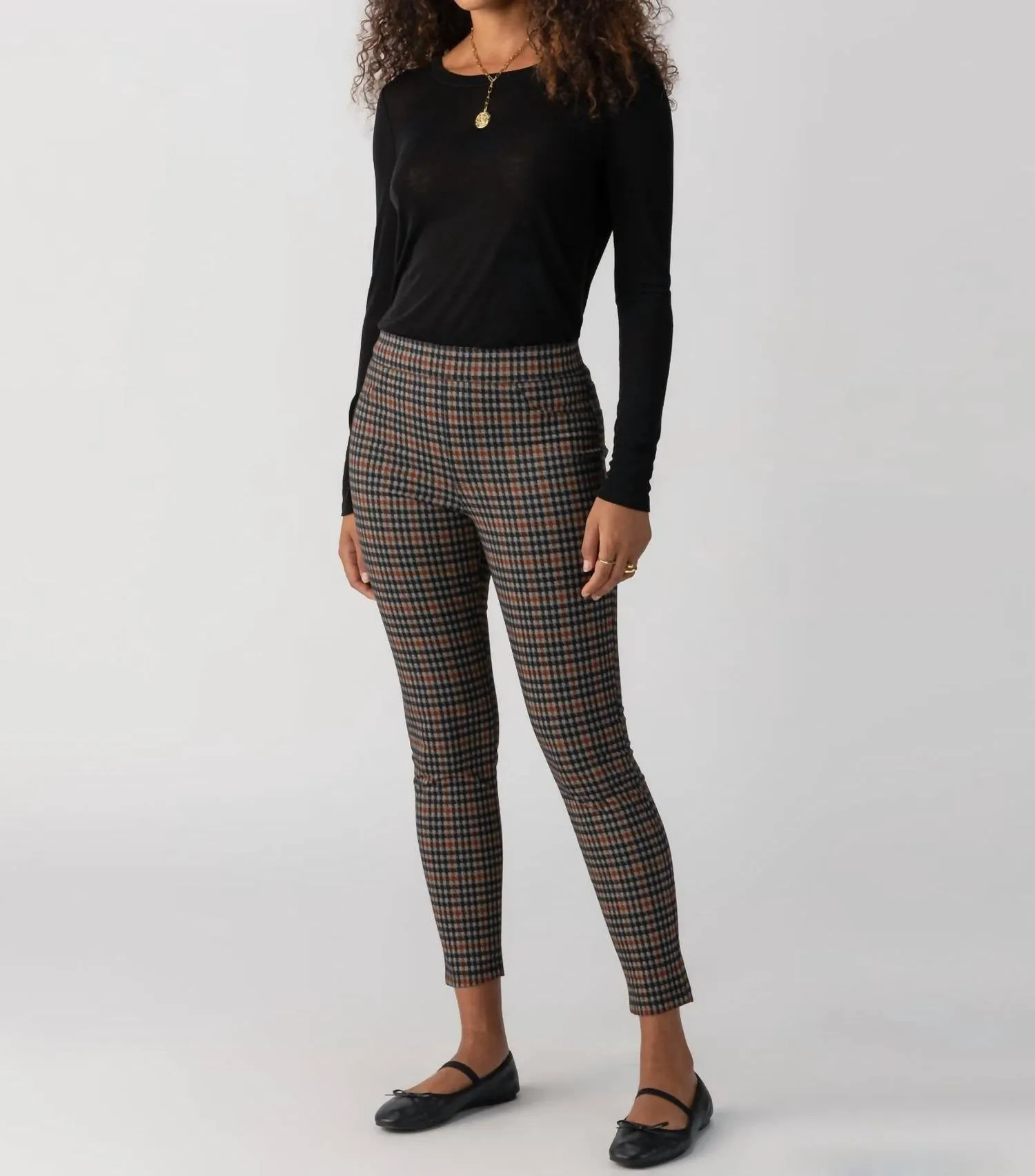 Runaway Leggings In Arrow Plaid