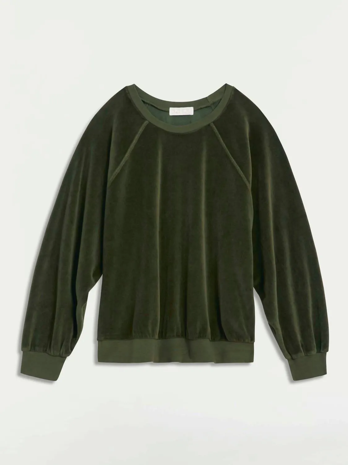 Samos Oversized Sweatshirt In Velour In Dunmore