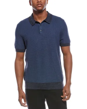 Scotch & Soda Marled Rib Sweater Polo Shirt