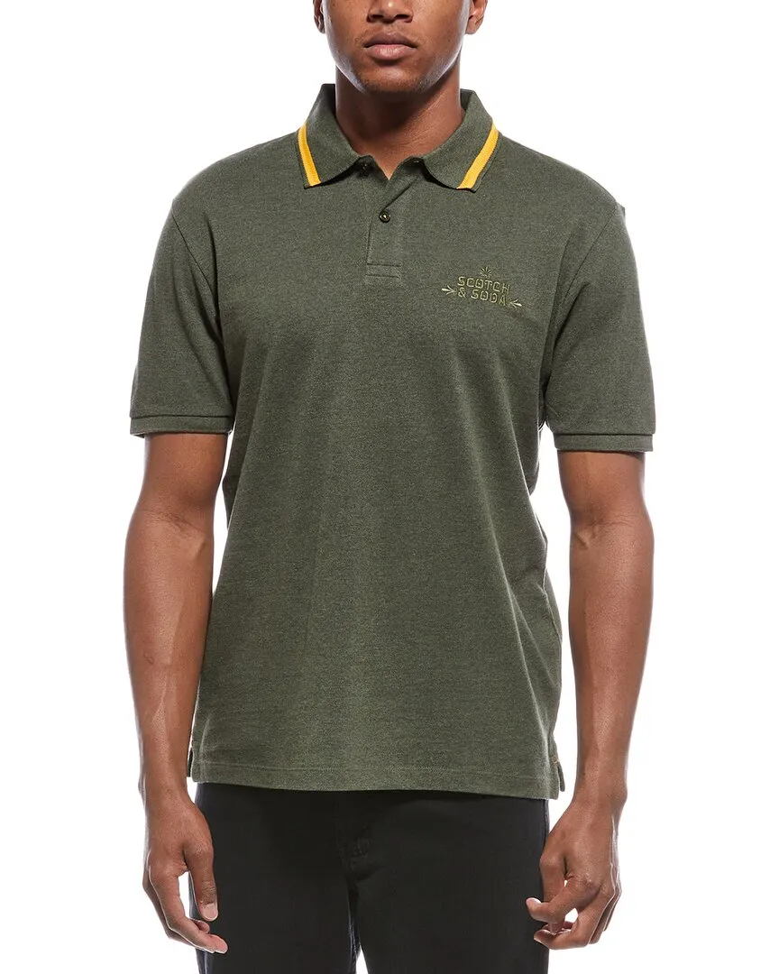 Scotch & Soda Pique Polo Shirt