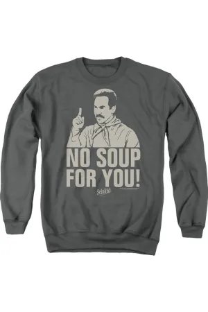 Seinfeld No Soup Adult Crewneck Sweatshirt