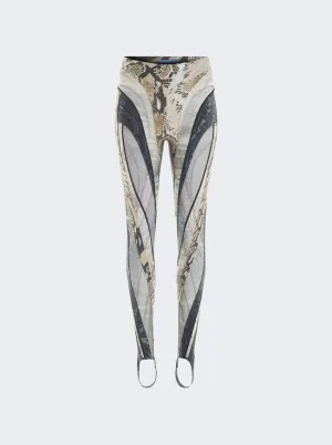 Sheer Spiral Leggings