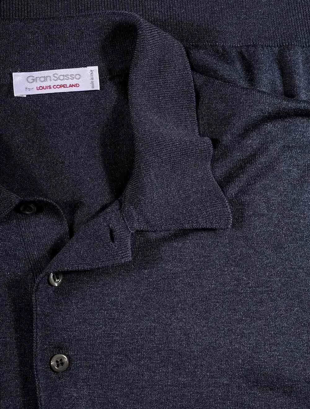 Silk Polo Navy