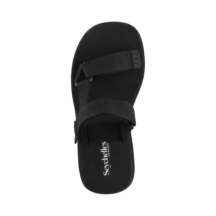 Skip To Me Sandal in Black from Seychelles