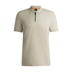 Slim-fit knit polo in stretch-cotton piqué
