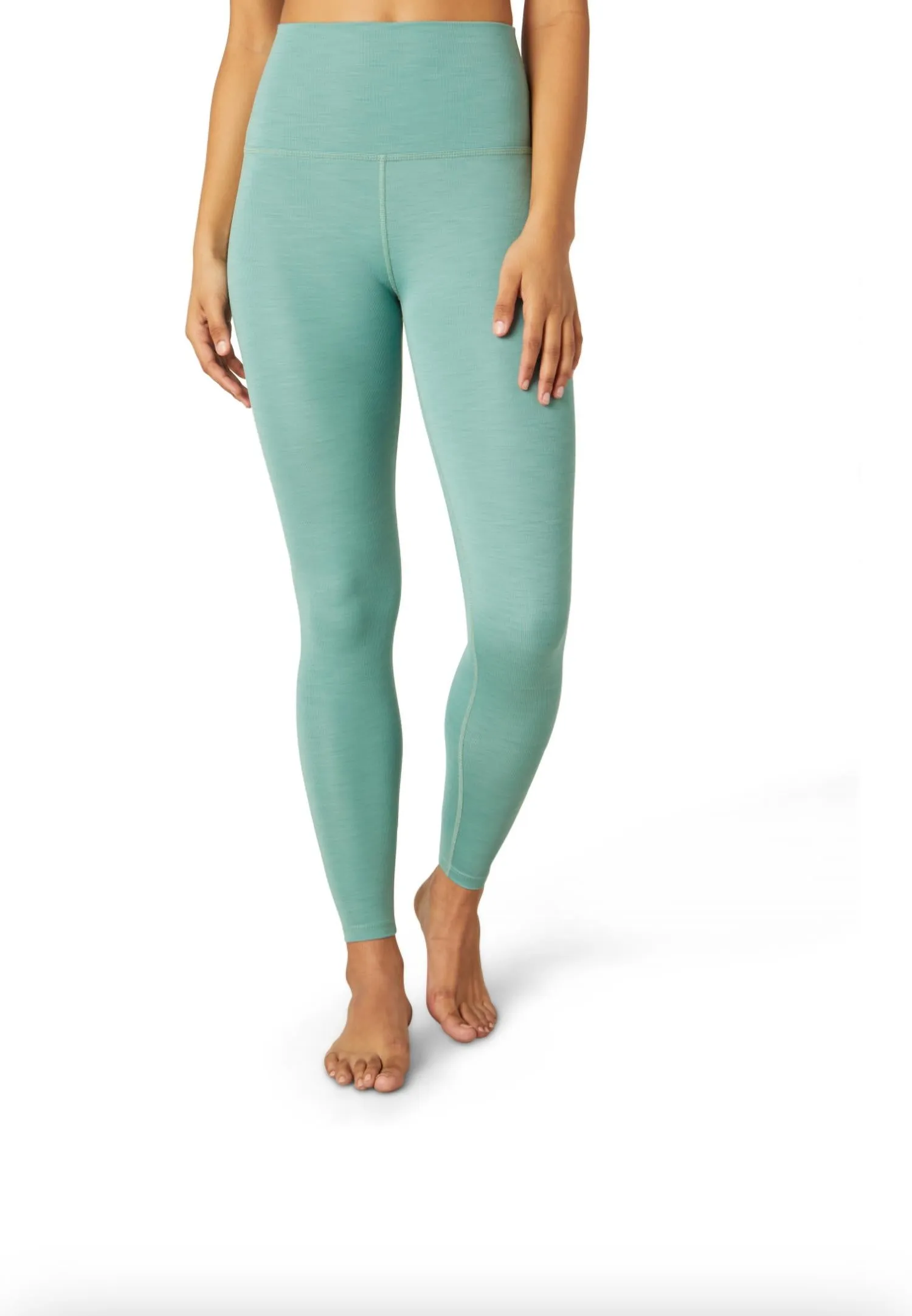 Spacedye High Waist Legging In Celestial Blue Heather