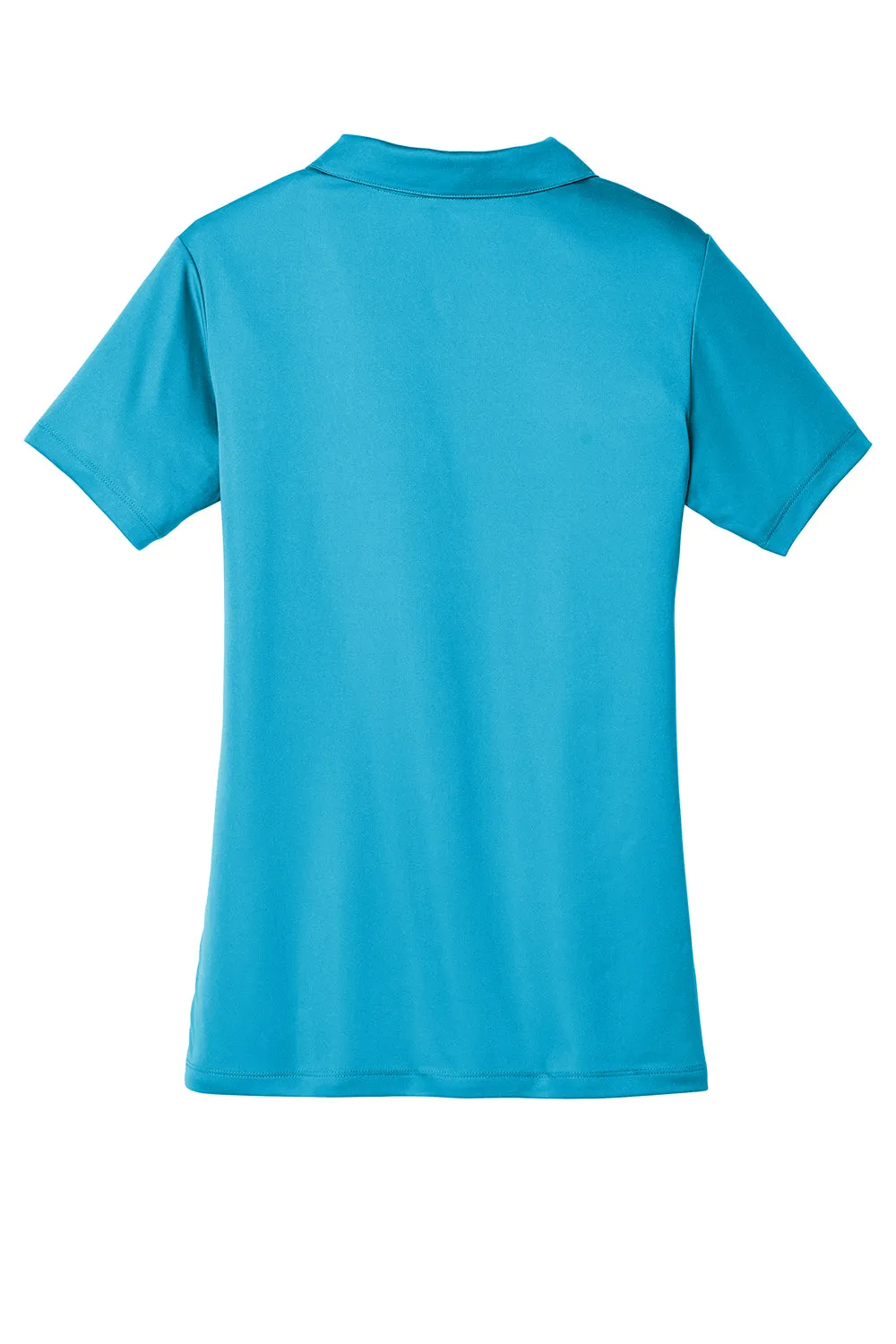 Sport-Tek Womens Competitor Moisture Wicking Short Sleeve Polo Shirt - Atomic Blue
