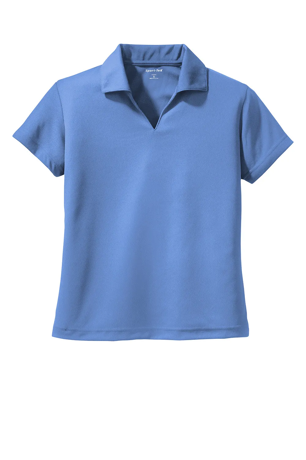 Sport-Tek Womens Dri-Mesh Moisture Wicking Short Sleeve Polo Shirt - Blueberry
