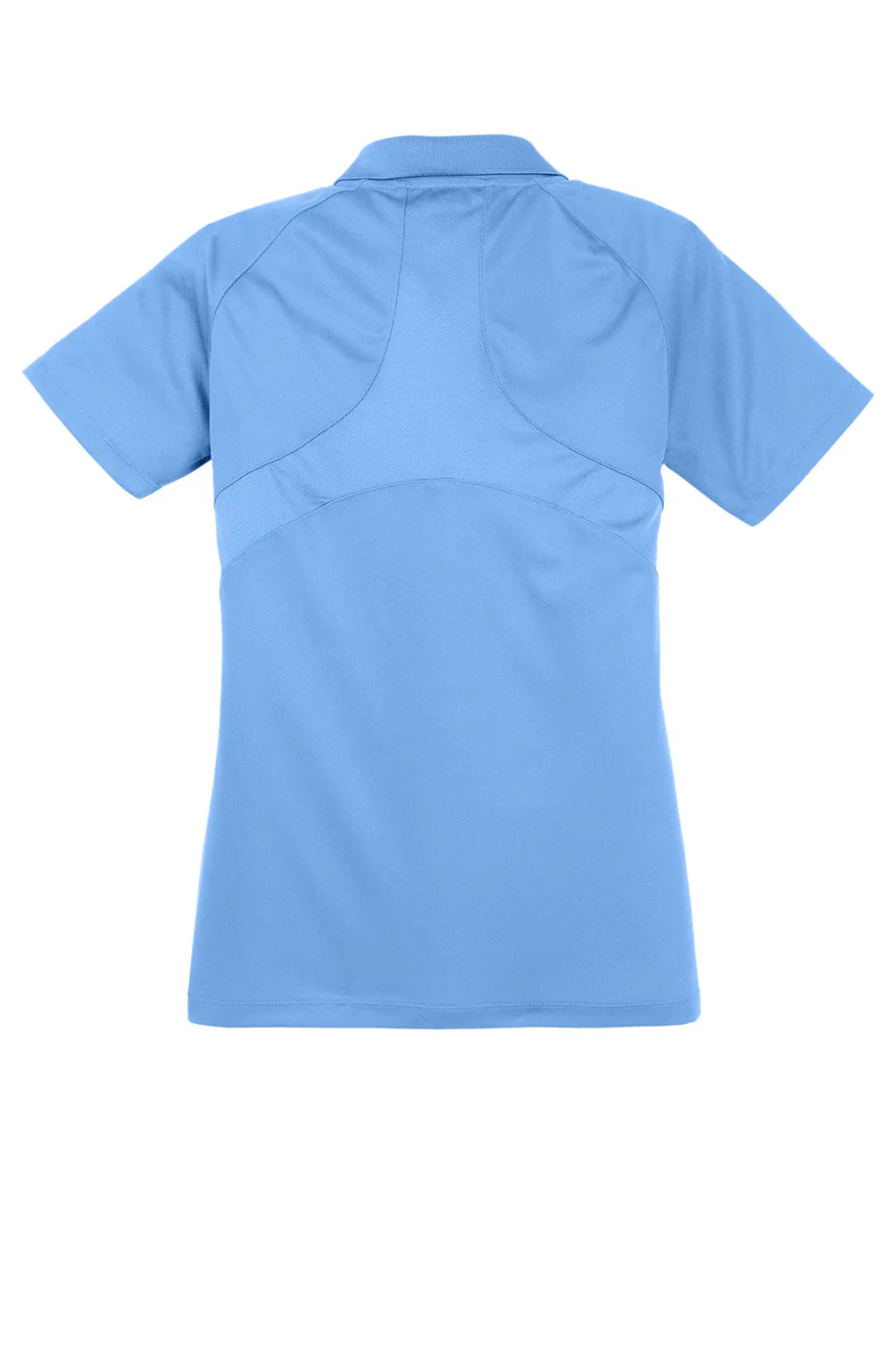 Sport-Tek Womens Dri-Mesh Moisture Wicking Short Sleeve Polo Shirt - Carolina Blue