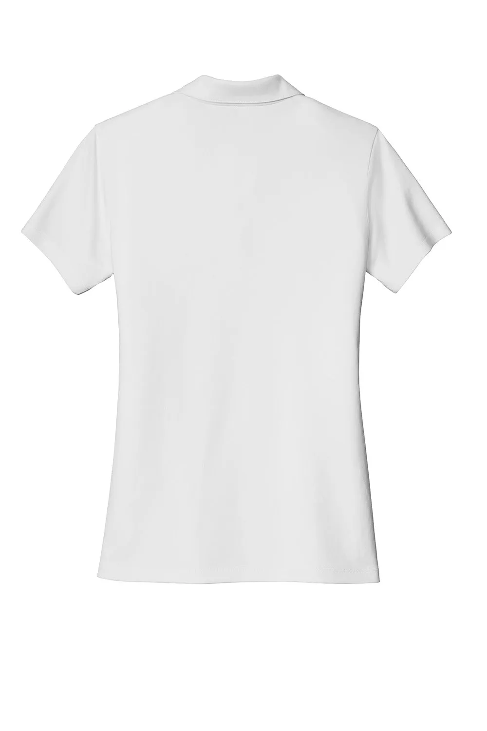 Sport-Tek Womens Moisture Wicking Re-Compete Short Sleeve Polo Shirt - White