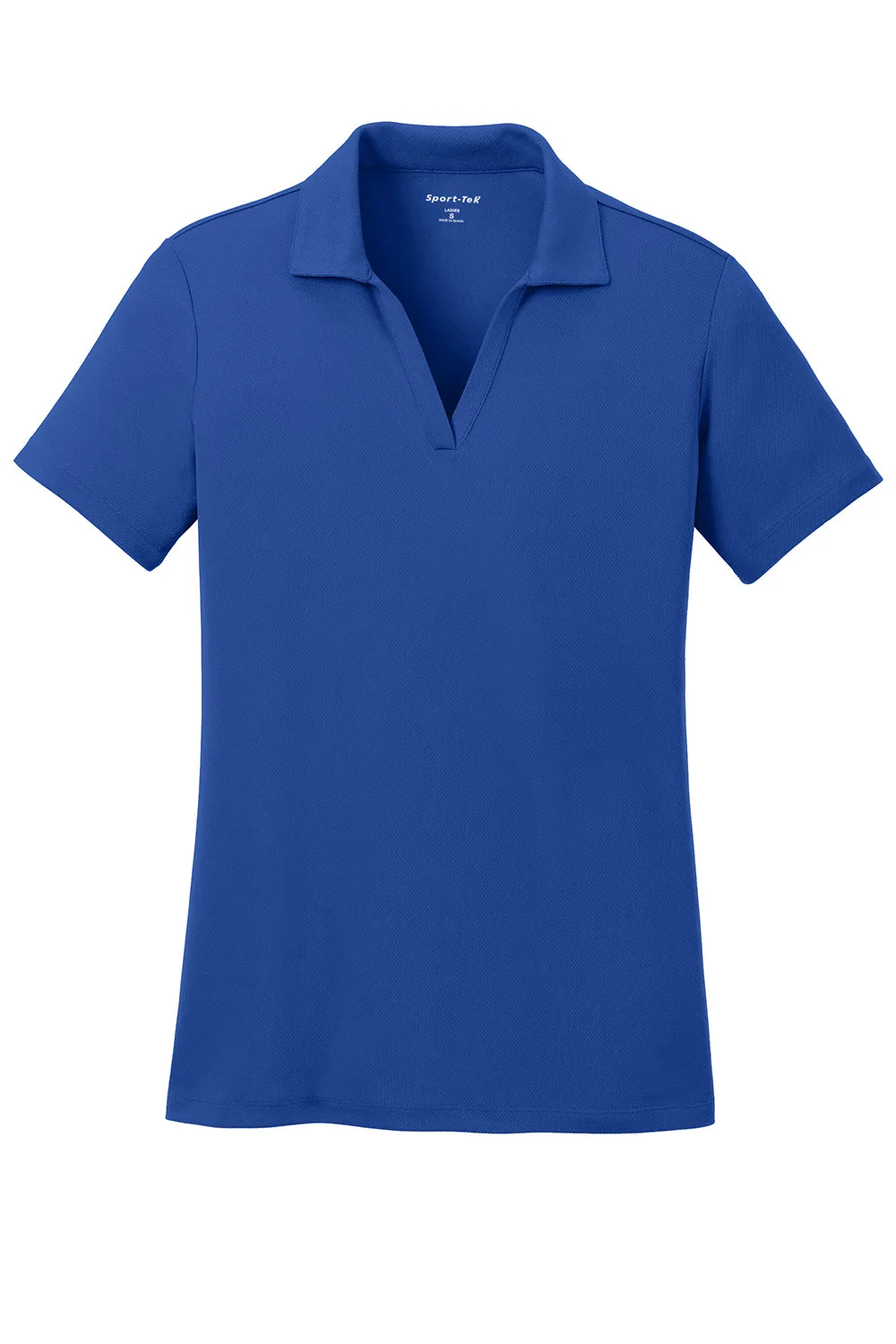 Sport-Tek Womens RacerMesh Moisture Wicking Short Sleeve Polo Shirt - True Royal Blue