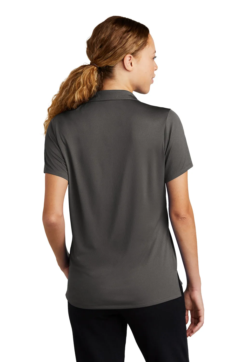 Sport-Tek Womens Sideline Moisture Wicking Short Sleeve Polo Shirt - Graphite Grey