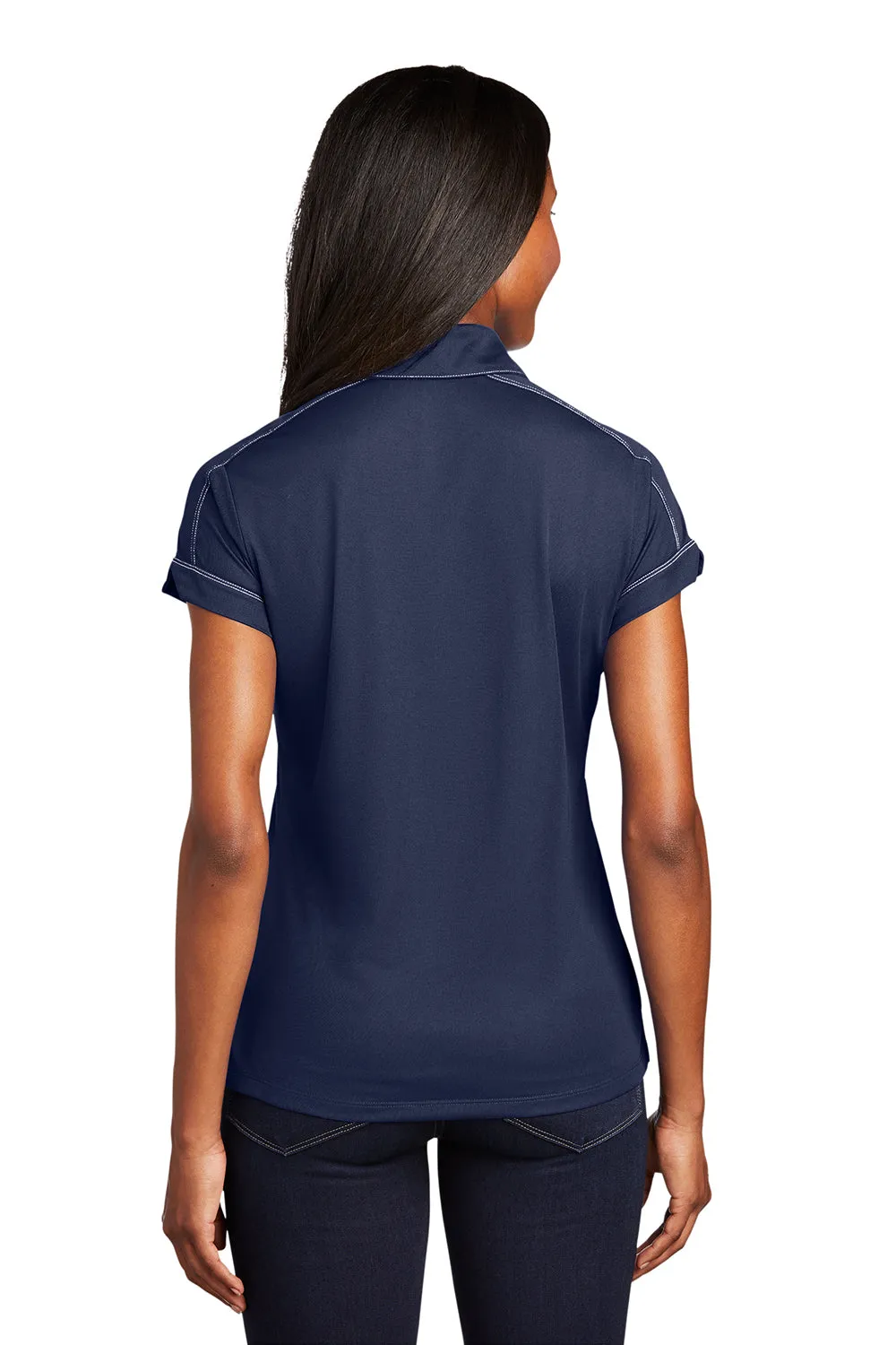 Sport-Tek Womens Sport-Wick Moisture Wicking Short Sleeve Polo Shirt - True Navy Blue - Closeout