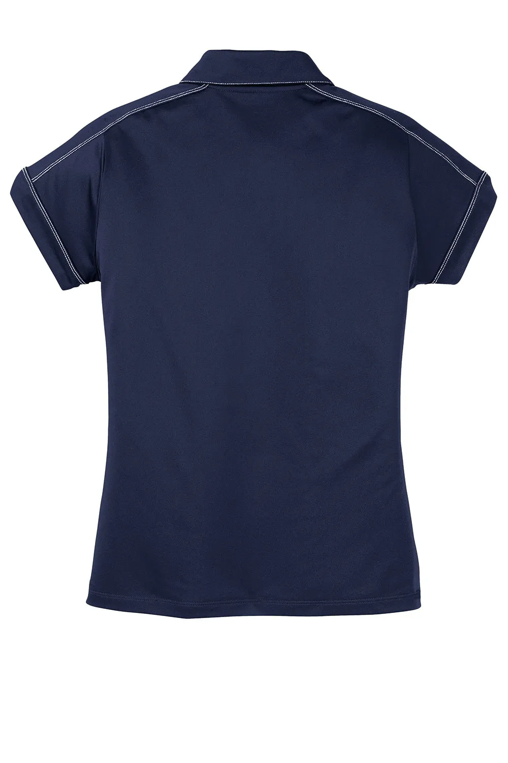 Sport-Tek Womens Sport-Wick Moisture Wicking Short Sleeve Polo Shirt - True Navy Blue - Closeout