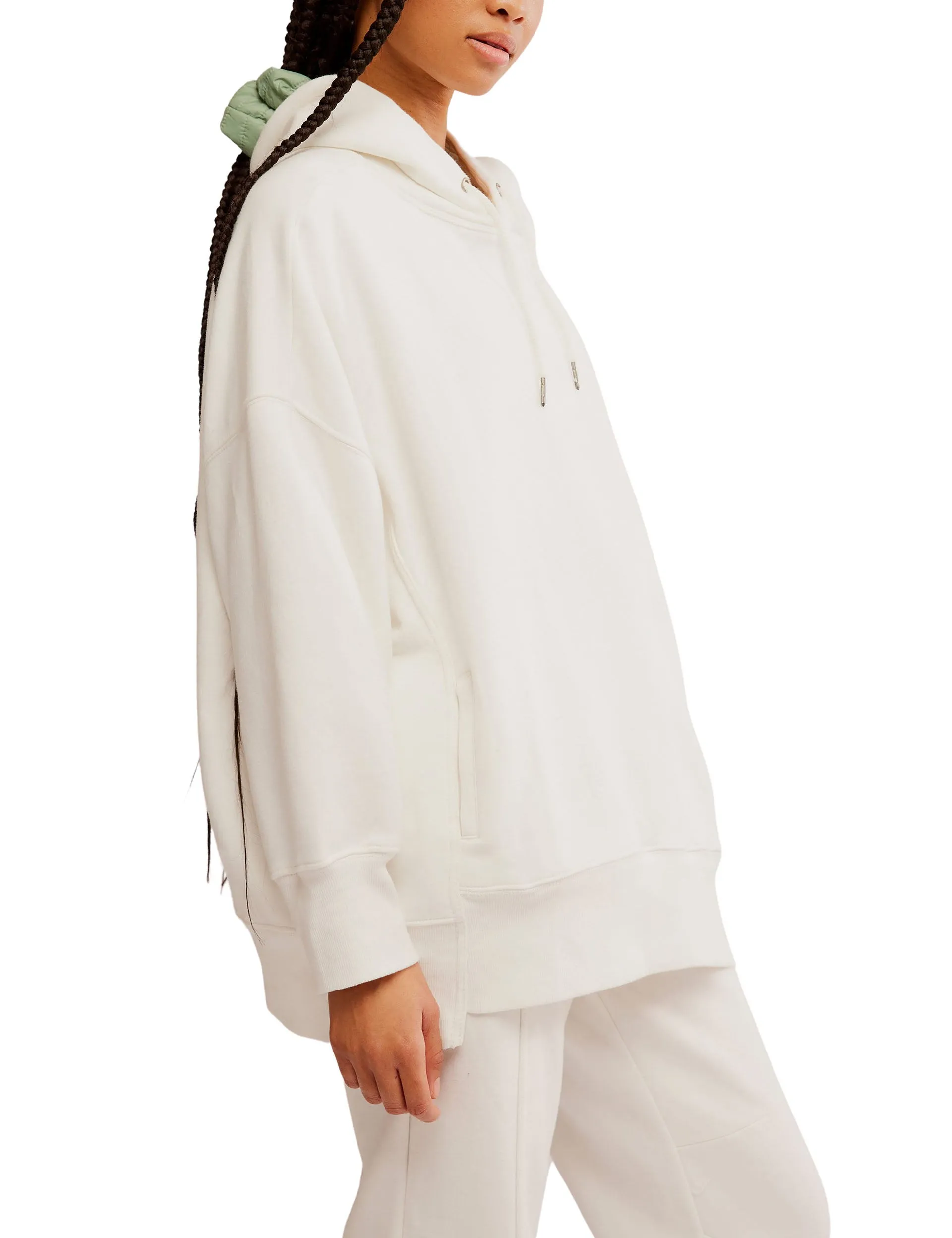 Sprint To The Finish Hoodie - Ivory